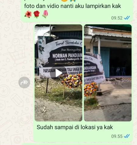 Pengiriman Karangan Bunga Kelapa Gading Timur