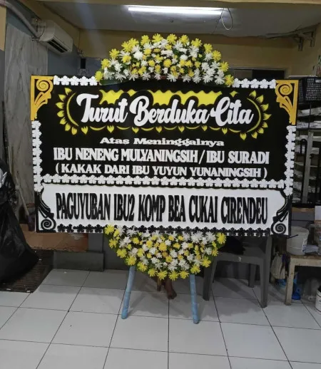 Papan Bunga Duka Kelapa Gading Timur