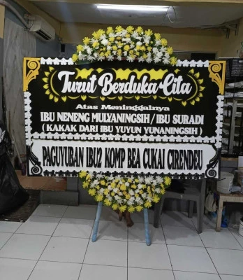 Papan Bunga di Kelapa Gading Timur